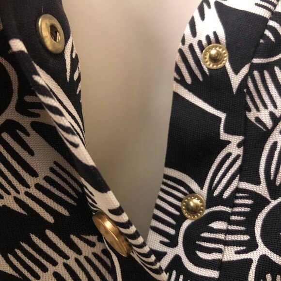 Vintage Diane von Furstenberg Women’s Silk Collared Slip On Dress Size 4 - Picture 8 of 13